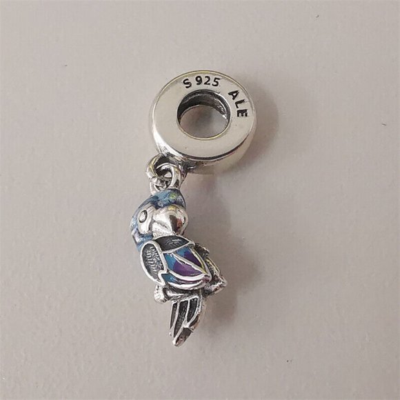 Pandora Jungle Paradise Parrot Dangle Charm - Picture 2 of 5